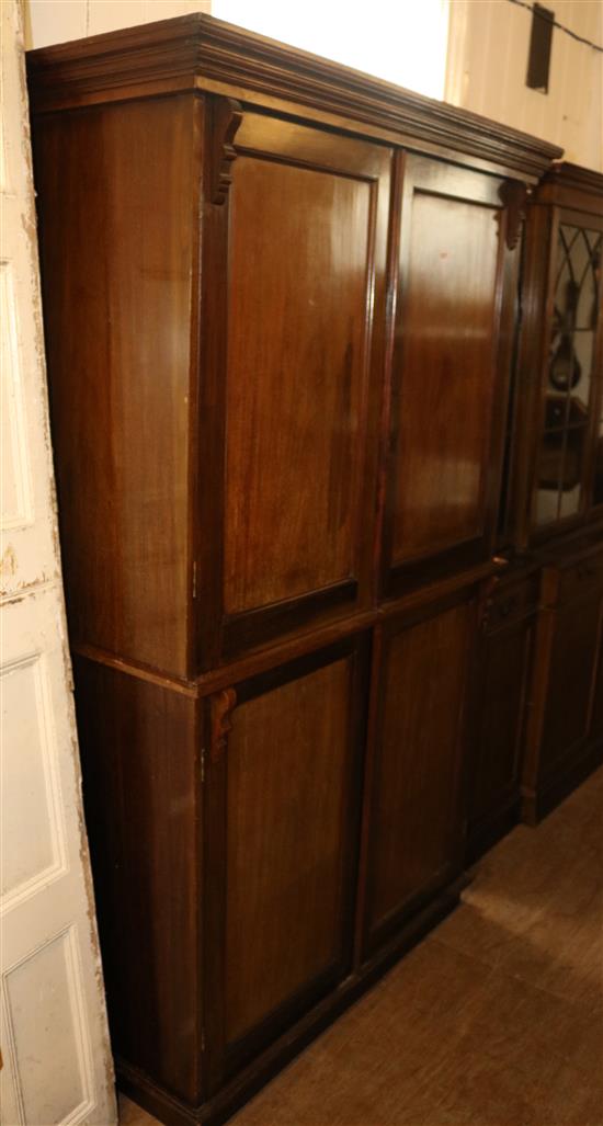 Mahogany linen press